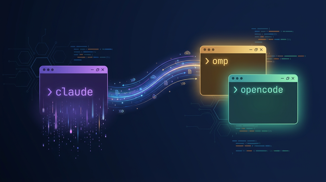 从 claude code 转向 omp/opencode